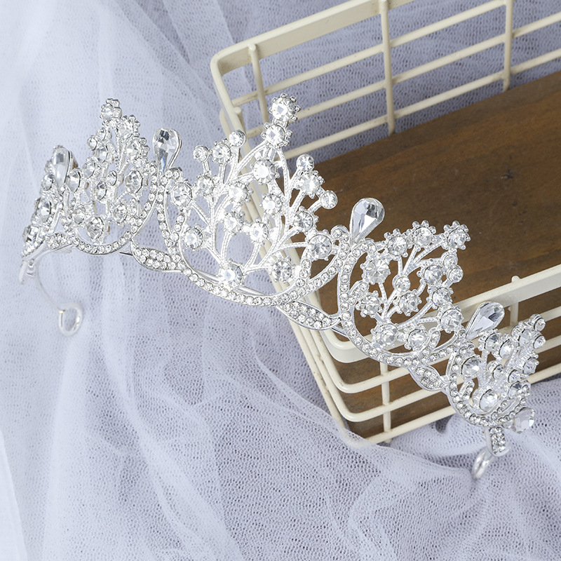 Aksesorij za kosu – kruna, legura, ženski stil, Brand Weidan