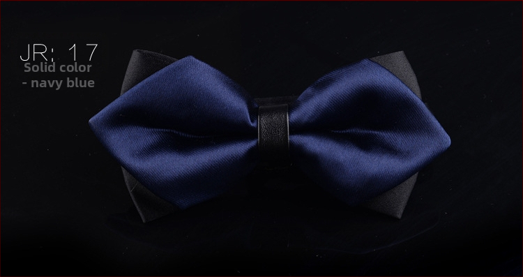 Dvostruki leptir-mašna za muškarce, unisex, tip streličasti, Jacquard obrada, geometrijski uzorak