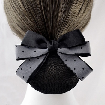 Zīda dzijas matu aksesuārs sievietēm — profesionāls matu tīkls stjuartēm un medicīniskām māsām — Zīmols Unique