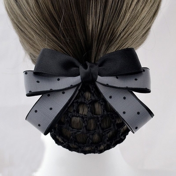 Zīda dzijas matu aksesuārs sievietēm — profesionāls matu tīkls stjuartēm un medicīniskām māsām — Zīmols Unique