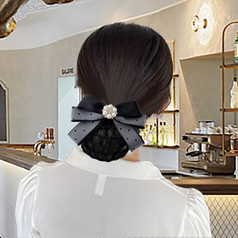 Zīda dzijas matu aksesuārs sievietēm — profesionāls matu tīkls stjuartēm un medicīniskām māsām — Zīmols Unique