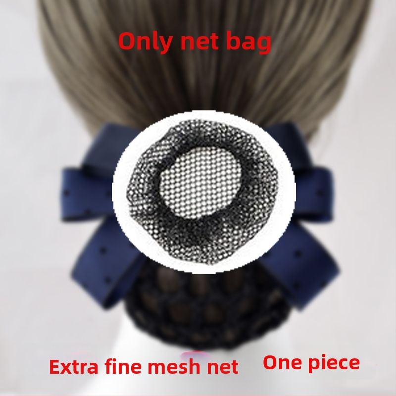 Zīda dzijas matu aksesuārs sievietēm — profesionāls matu tīkls stjuartēm un medicīniskām māsām — Zīmols Unique