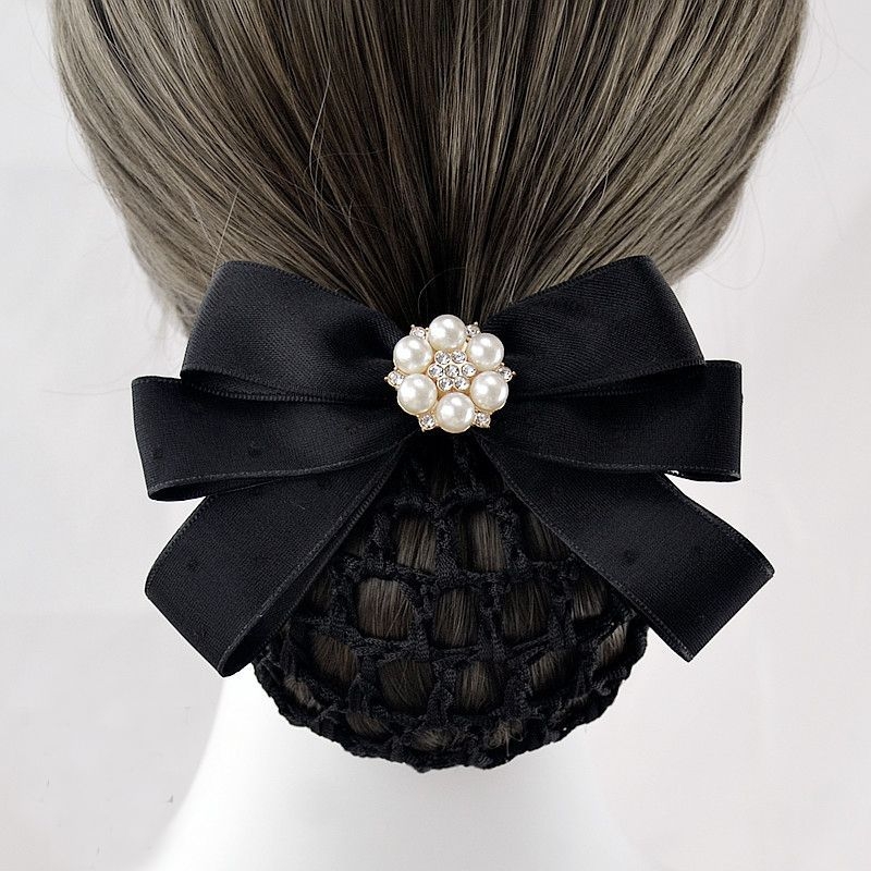 Zīda dzijas matu aksesuārs sievietēm — profesionāls matu tīkls stjuartēm un medicīniskām māsām — Zīmols Unique