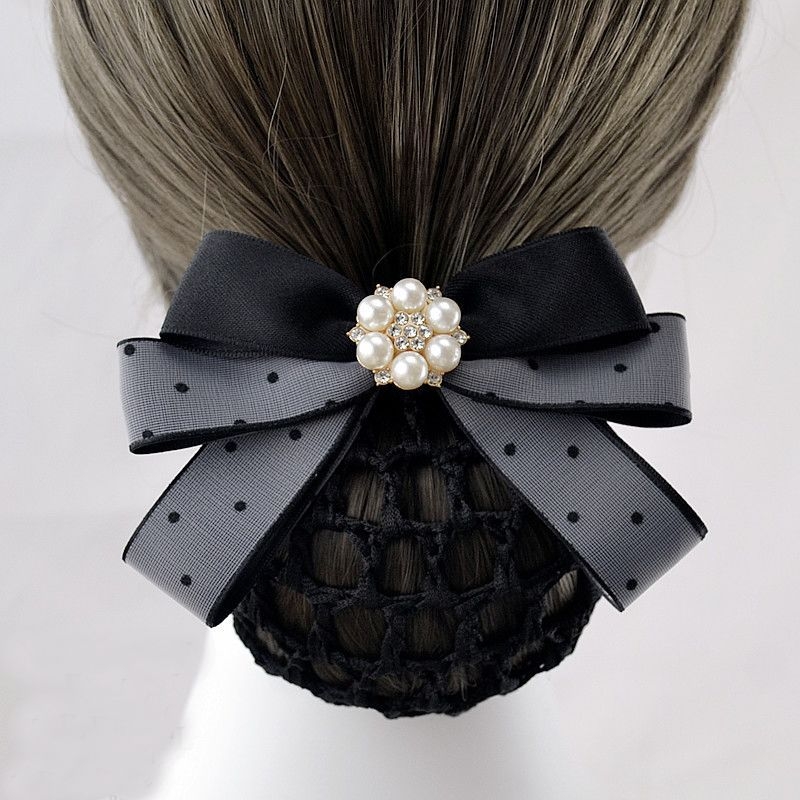 Zīda dzijas matu aksesuārs sievietēm — profesionāls matu tīkls stjuartēm un medicīniskām māsām — Zīmols Unique