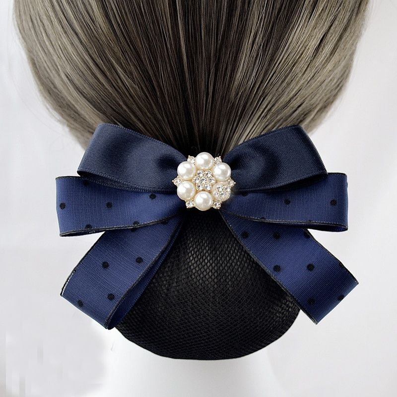 Zīda dzijas matu aksesuārs sievietēm — profesionāls matu tīkls stjuartēm un medicīniskām māsām — Zīmols Unique