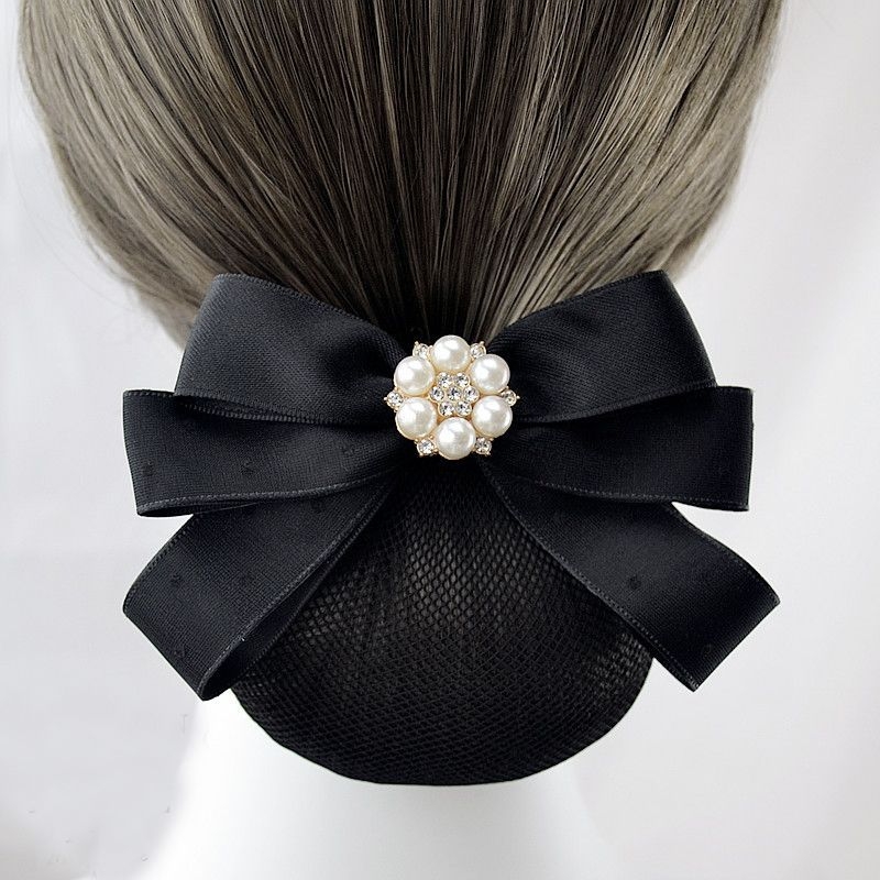 Zīda dzijas matu aksesuārs sievietēm — profesionāls matu tīkls stjuartēm un medicīniskām māsām — Zīmols Unique