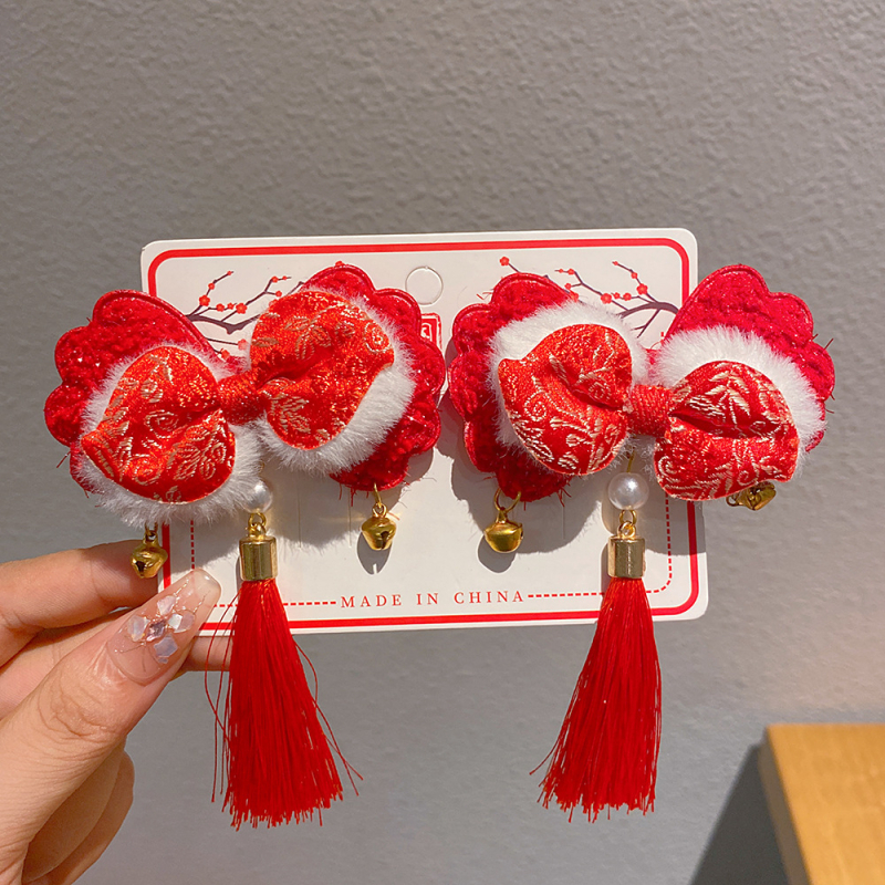 Lydinio plaukų aksesuaras vaikams, rankų darbo, etninio stiliaus