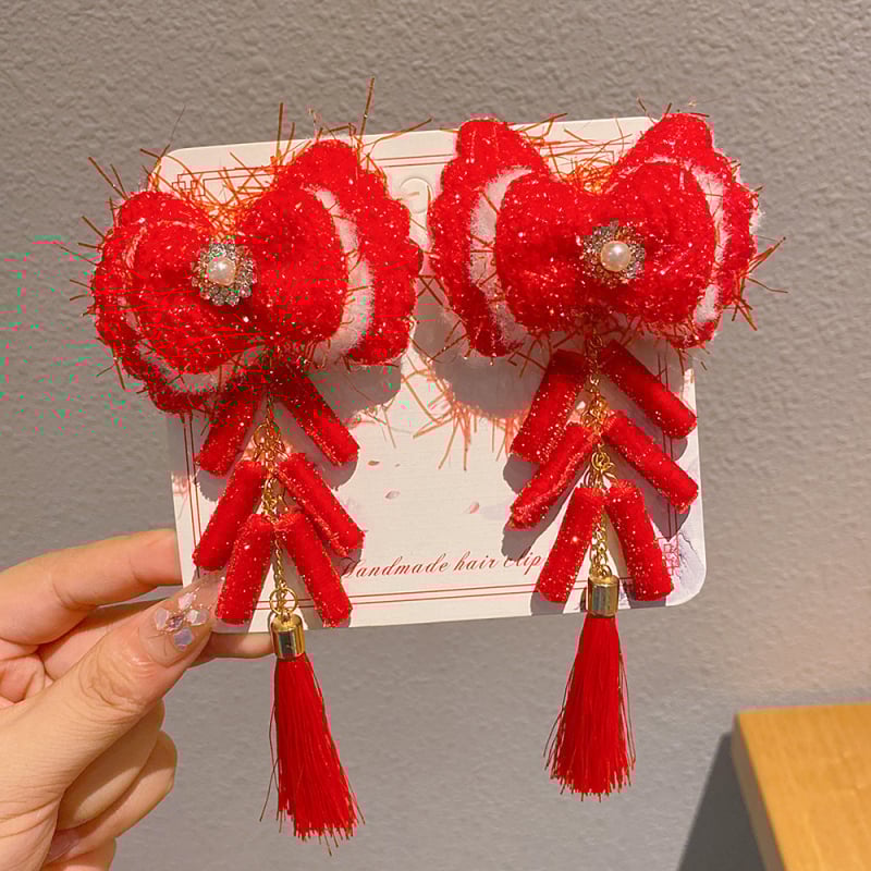 Lydinio plaukų aksesuaras vaikams, rankų darbo, etninio stiliaus