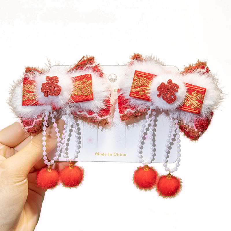 Lydinio plaukų aksesuaras vaikams, rankų darbo, etninio stiliaus