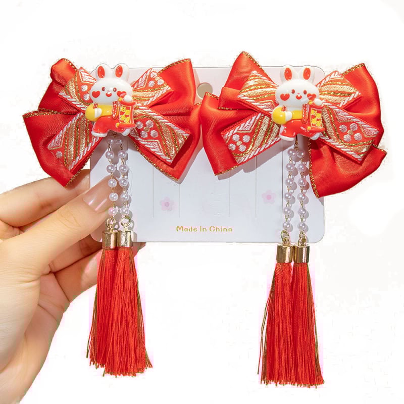 Lydinio plaukų aksesuaras vaikams, rankų darbo, etninio stiliaus