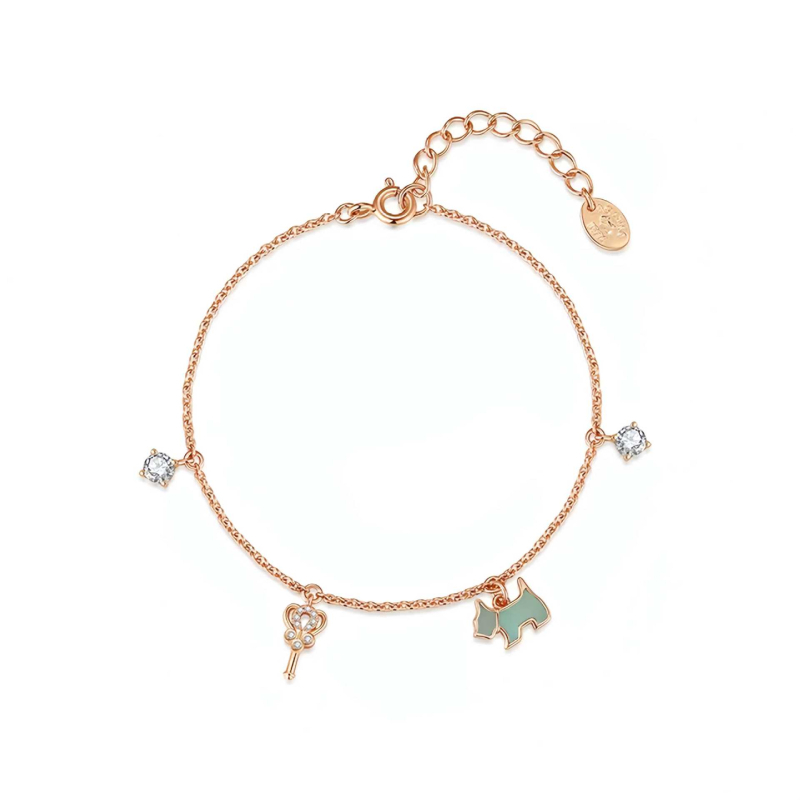 Колие от 925 сребро с любовно кученце за жени – сменяем дизайн, животинска форма, прост моден накит