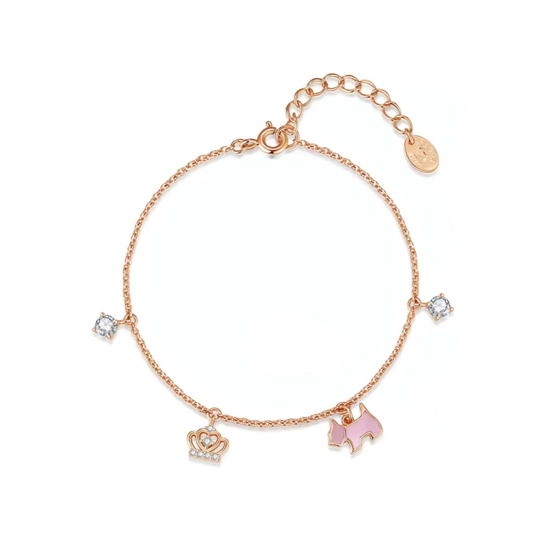 Колие от 925 сребро с любовно кученце за жени – сменяем дизайн, животинска форма, прост моден накит