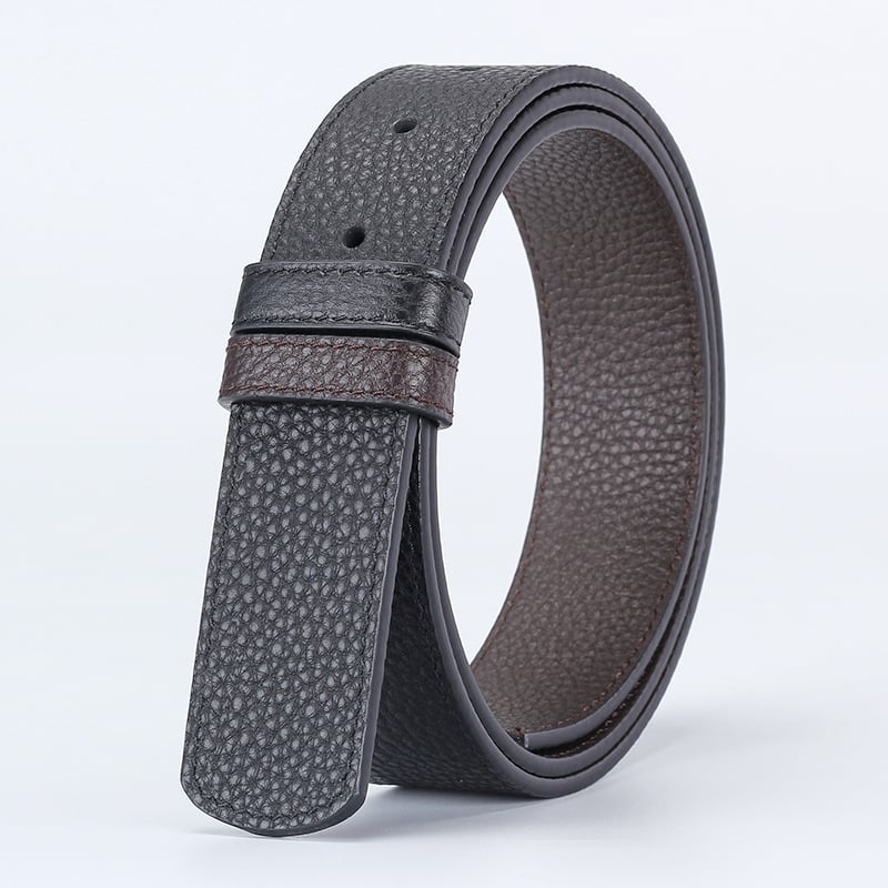 Diržo kūnas iš tikros odos (be sagties) – pirmojo sluoksnio karvių oda, lygus užsegimas, plotis 2–4 cm, 2024 m. vasara