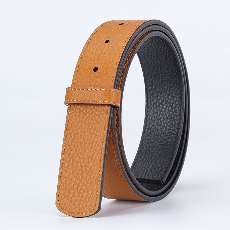 Diržo kūnas iš tikros odos (be sagties) – pirmojo sluoksnio karvių oda, lygus užsegimas, plotis 2–4 cm, 2024 m. vasara