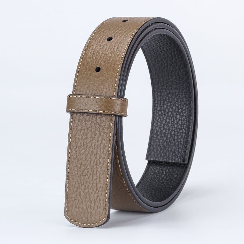 Diržo kūnas iš tikros odos (be sagties) – pirmojo sluoksnio karvių oda, lygus užsegimas, plotis 2–4 cm, 2024 m. vasara