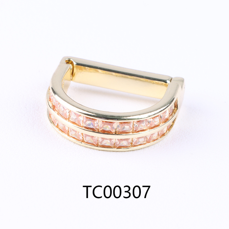 D formos kaklaraiščių segtukas su cirkonio kristalais, dvigubos arba trigubos eilės, retro stilius, elektroplakavimas lydinyje, fiksavimo žiedas