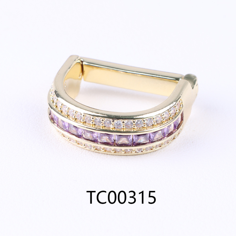 D formos kaklaraiščių segtukas su cirkonio kristalais, dvigubos arba trigubos eilės, retro stilius, elektroplakavimas lydinyje, fiksavimo žiedas