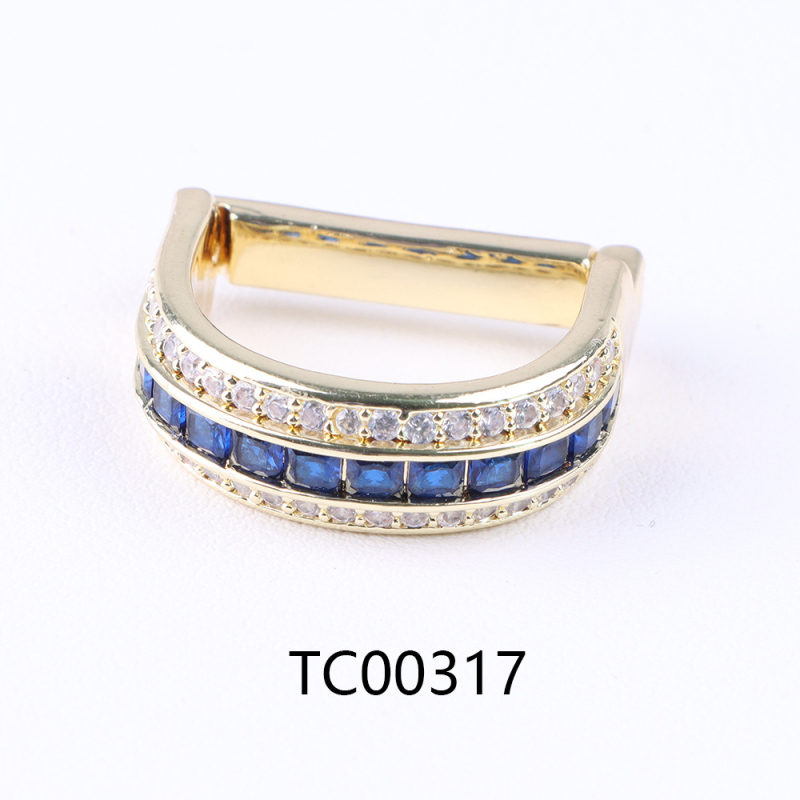 D formos kaklaraiščių segtukas su cirkonio kristalais, dvigubos arba trigubos eilės, retro stilius, elektroplakavimas lydinyje, fiksavimo žiedas