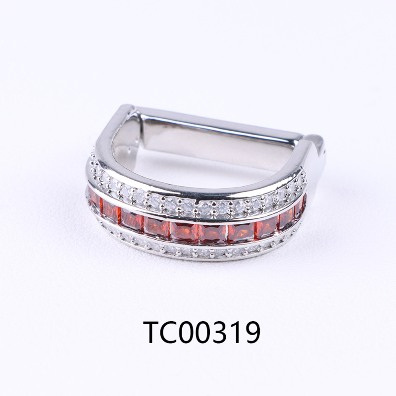 D formos kaklaraiščių segtukas su cirkonio kristalais, dvigubos arba trigubos eilės, retro stilius, elektroplakavimas lydinyje, fiksavimo žiedas