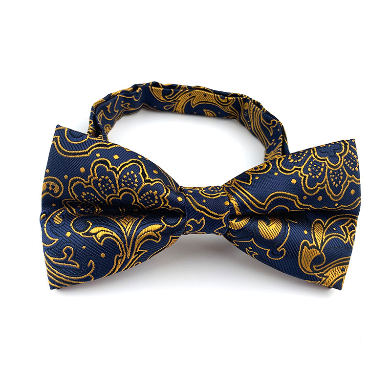 Papion masculin, fibră de poliester, model cu flori rupte, stil cap plat, formă geometrică, unisex.