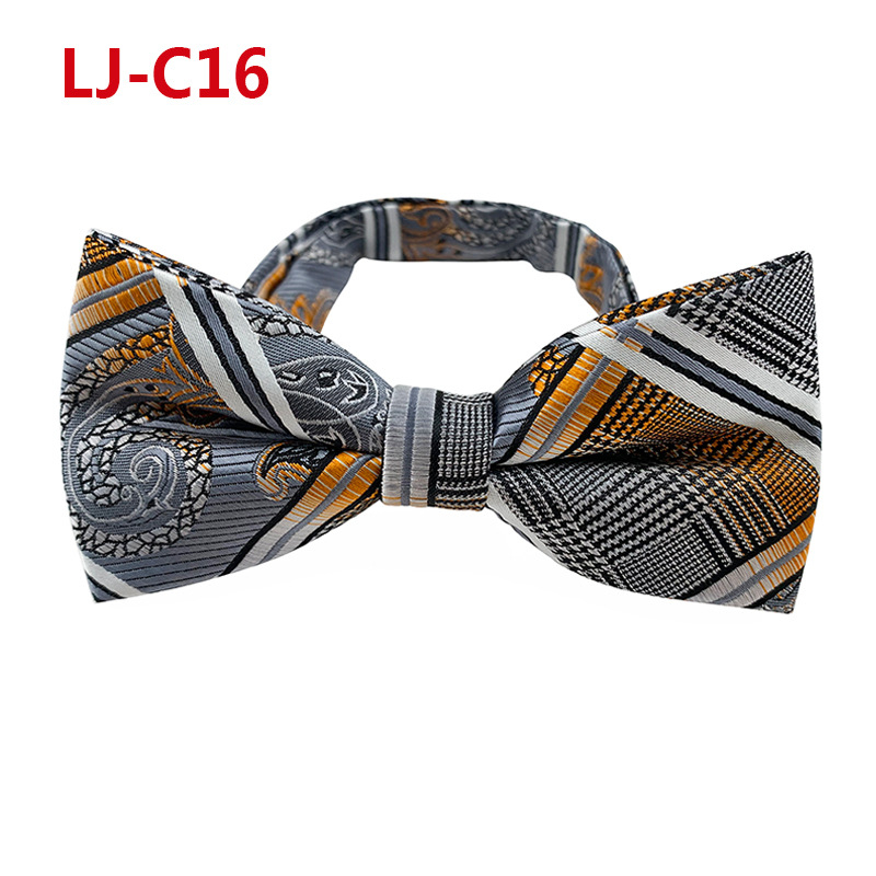 Papion masculin, fibră de poliester, model cu flori rupte, stil cap plat, formă geometrică, unisex.