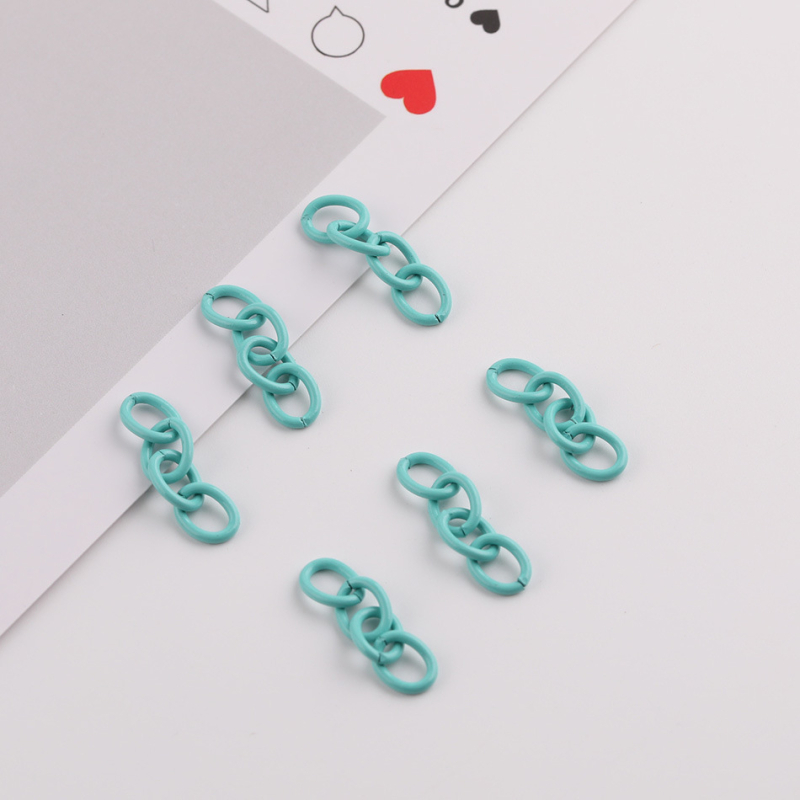 Accesorii DIY pentru bijuterii - lanț metalic cu patru secțiuni pentru extindere, finisaj vopsit la cuptor; Tang sanjiang