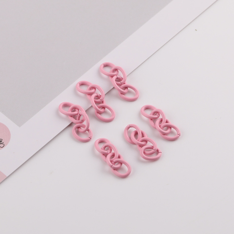 Accesorii DIY pentru bijuterii - lanț metalic cu patru secțiuni pentru extindere, finisaj vopsit la cuptor; Tang sanjiang