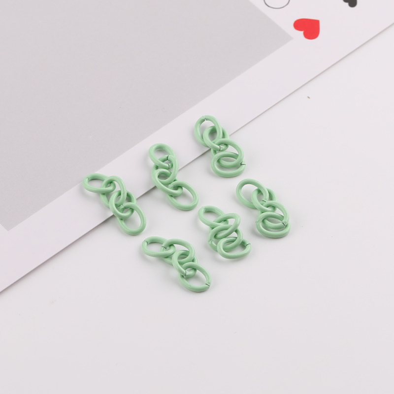 Accesorii DIY pentru bijuterii - lanț metalic cu patru secțiuni pentru extindere, finisaj vopsit la cuptor; Tang sanjiang