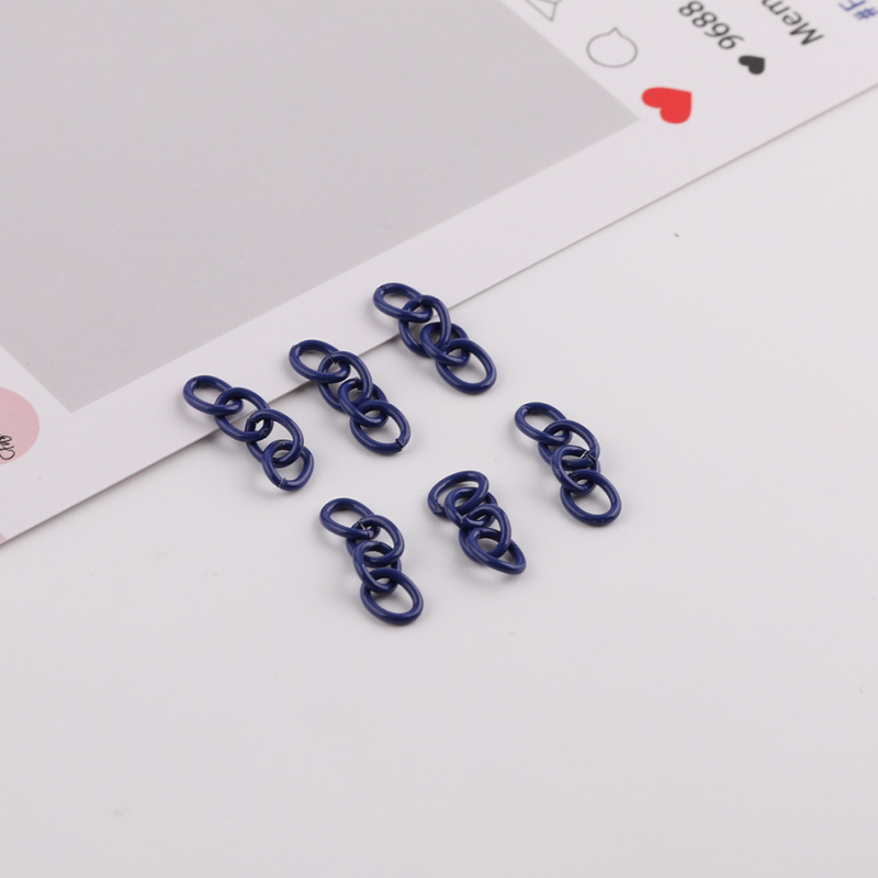 Accesorii DIY pentru bijuterii - lanț metalic cu patru secțiuni pentru extindere, finisaj vopsit la cuptor; Tang sanjiang