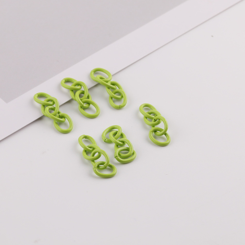 Accesorii DIY pentru bijuterii - lanț metalic cu patru secțiuni pentru extindere, finisaj vopsit la cuptor; Tang sanjiang