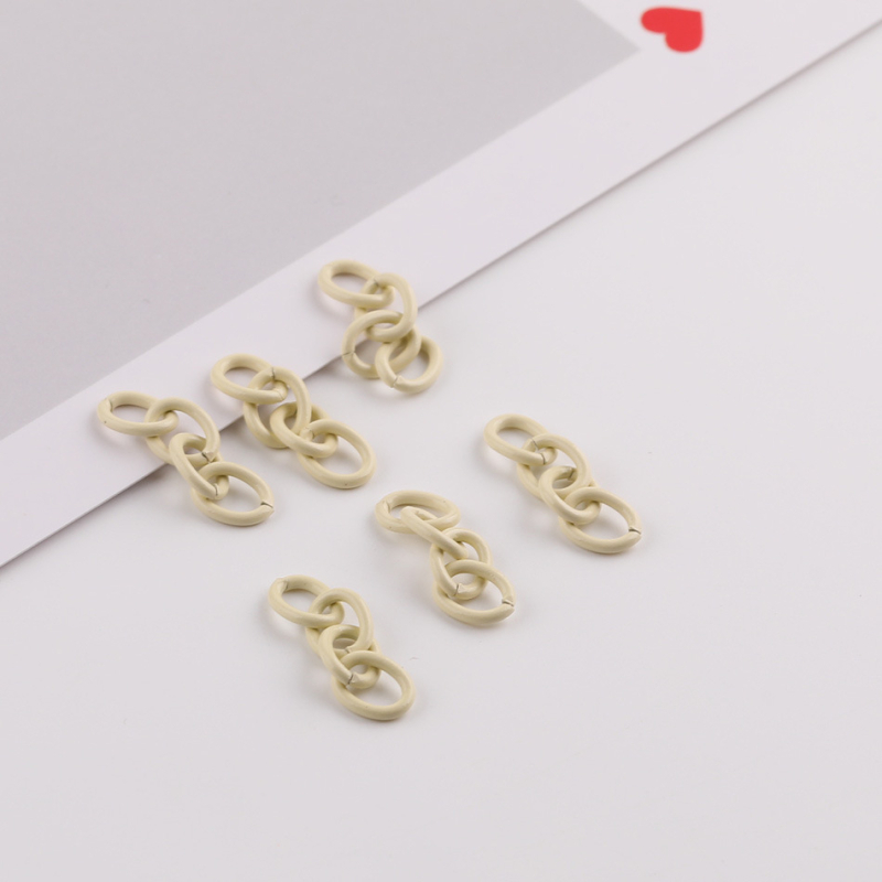 Accesorii DIY pentru bijuterii - lanț metalic cu patru secțiuni pentru extindere, finisaj vopsit la cuptor; Tang sanjiang