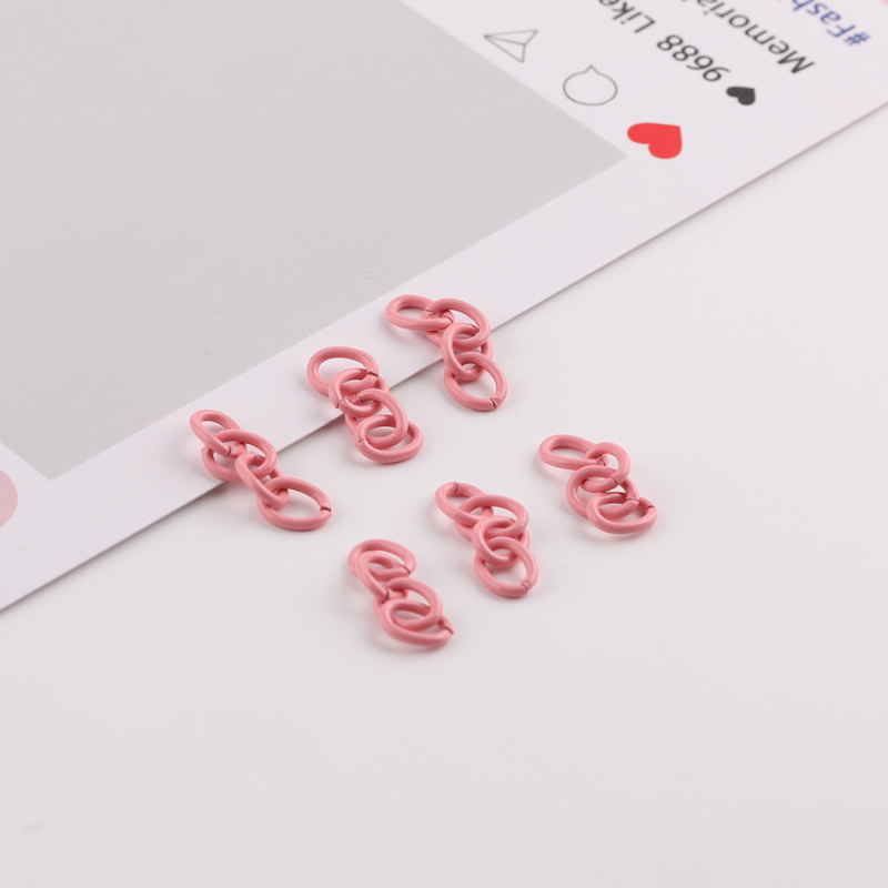 Accesorii DIY pentru bijuterii - lanț metalic cu patru secțiuni pentru extindere, finisaj vopsit la cuptor; Tang sanjiang