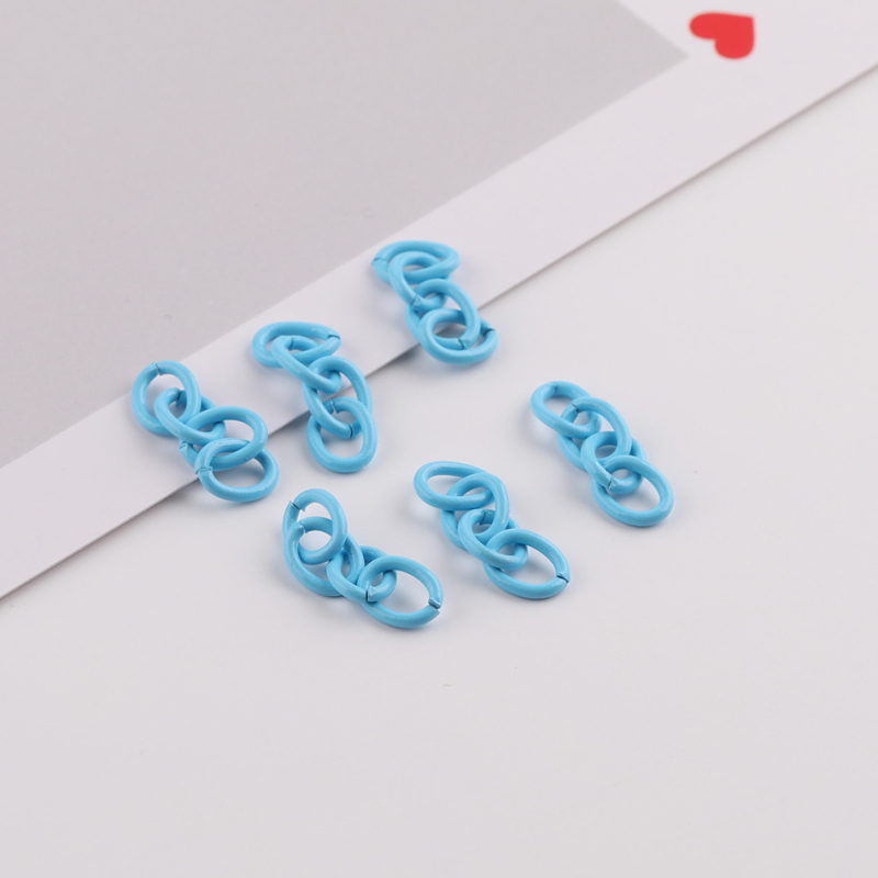 Accesorii DIY pentru bijuterii - lanț metalic cu patru secțiuni pentru extindere, finisaj vopsit la cuptor; Tang sanjiang