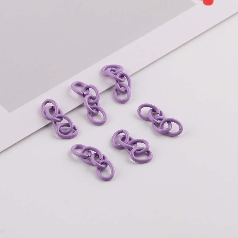 Accesorii DIY pentru bijuterii - lanț metalic cu patru secțiuni pentru extindere, finisaj vopsit la cuptor; Tang sanjiang