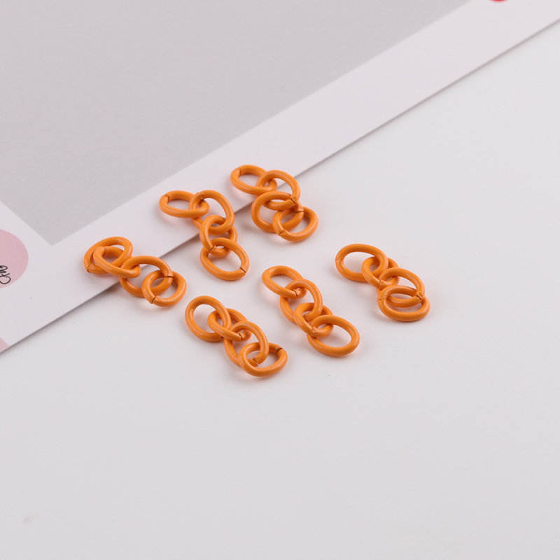 Accesorii DIY pentru bijuterii - lanț metalic cu patru secțiuni pentru extindere, finisaj vopsit la cuptor; Tang sanjiang