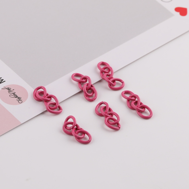 Accesorii DIY pentru bijuterii - lanț metalic cu patru secțiuni pentru extindere, finisaj vopsit la cuptor; Tang sanjiang