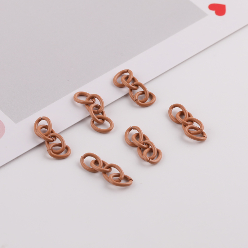 Accesorii DIY pentru bijuterii - lanț metalic cu patru secțiuni pentru extindere, finisaj vopsit la cuptor; Tang sanjiang