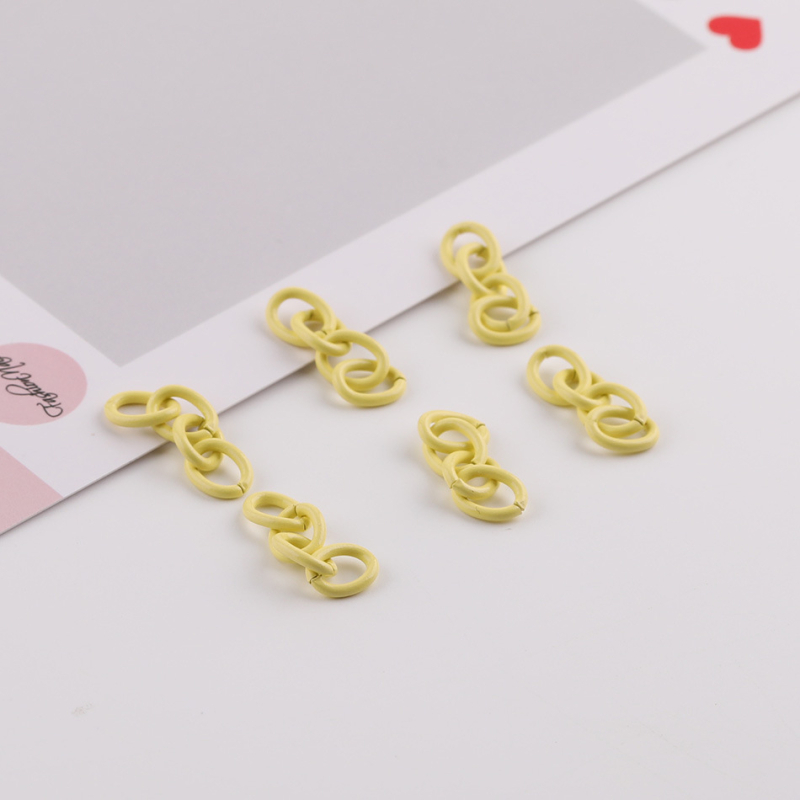 Accesorii DIY pentru bijuterii - lanț metalic cu patru secțiuni pentru extindere, finisaj vopsit la cuptor; Tang sanjiang