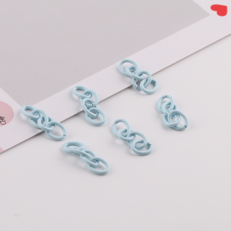 Accesorii DIY pentru bijuterii - lanț metalic cu patru secțiuni pentru extindere, finisaj vopsit la cuptor; Tang sanjiang