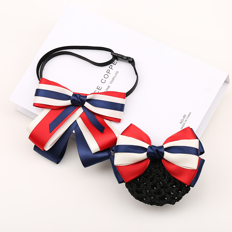 Moteriška kaklo gėlės kaklaraištis, poliesterio pamušalas, yarn-dyed vienos spalvos, plokščias galvutės stilius