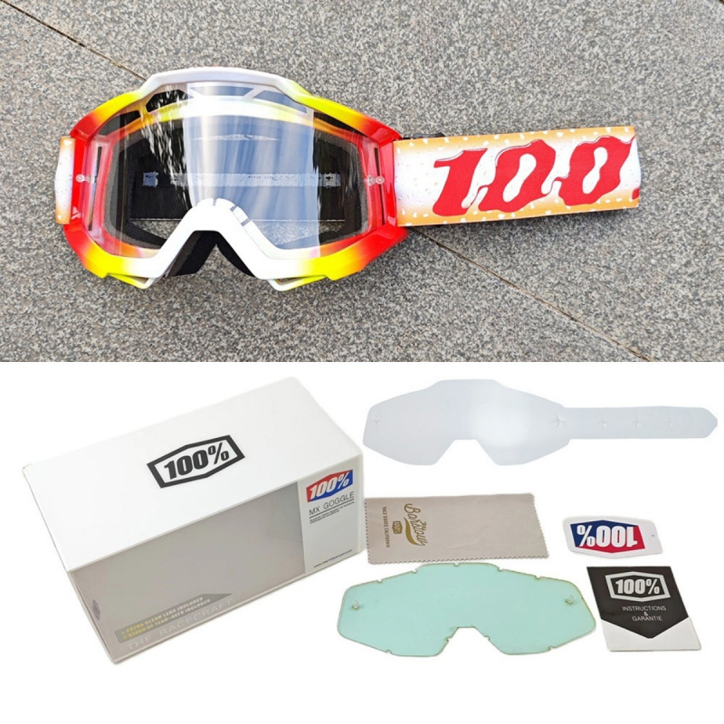 Sportiniai akiniai dviračių ir motociklų sportui, PC medžiaga, vėjo atsparūs, pilnas rėmas, unisex