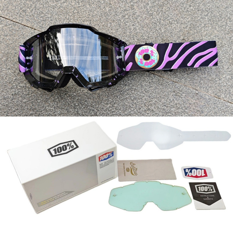 Sportiniai akiniai dviračių ir motociklų sportui, PC medžiaga, vėjo atsparūs, pilnas rėmas, unisex