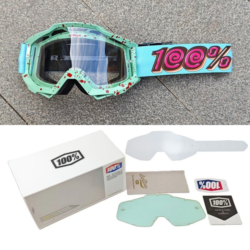 Sportiniai akiniai dviračių ir motociklų sportui, PC medžiaga, vėjo atsparūs, pilnas rėmas, unisex