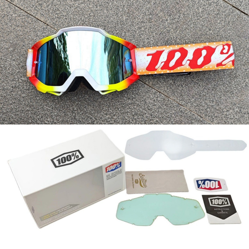 Sportiniai akiniai dviračių ir motociklų sportui, PC medžiaga, vėjo atsparūs, pilnas rėmas, unisex