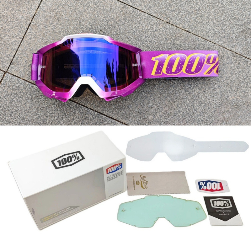 Sportiniai akiniai dviračių ir motociklų sportui, PC medžiaga, vėjo atsparūs, pilnas rėmas, unisex