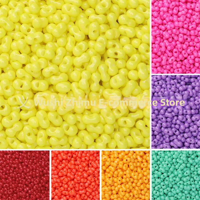 Maľované sklenené semienkové korálky na DIY šperky — Zhimu, roztrúsené korálky, materiál: sklo/lapis lazuli, spracovanie: iné, leto 2024