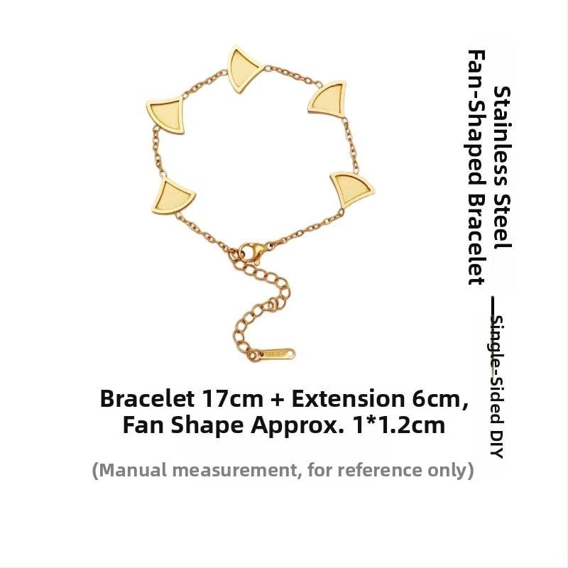 Гривна от неръждаема стомана с мотив пеперуда – Jiayue, DIY комплект за жени, електроплакиране; стил женски, литературно ретро