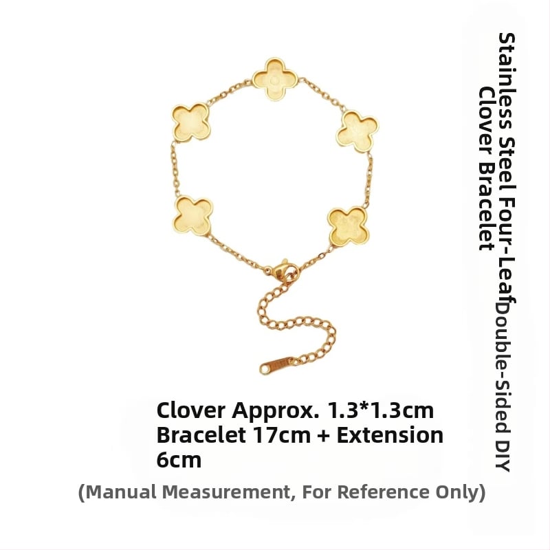 Гривна от неръждаема стомана с мотив пеперуда – Jiayue, DIY комплект за жени, електроплакиране; стил женски, литературно ретро