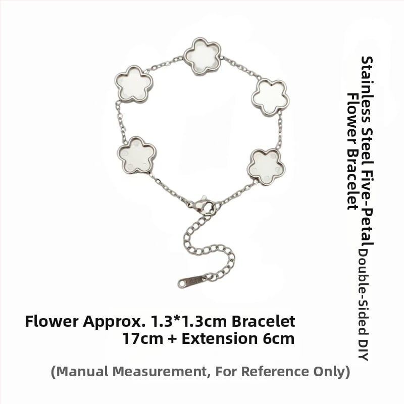 Гривна от неръждаема стомана с мотив пеперуда – Jiayue, DIY комплект за жени, електроплакиране; стил женски, литературно ретро