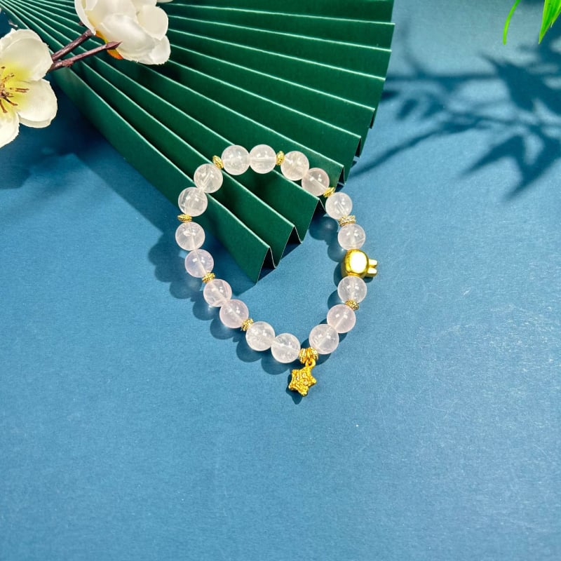 Гривна с кристални мъниста, ръчна изработка, корейски стил, геометричен дизайн, дамски аксесоар